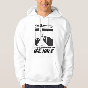 Eis-Fischen-Spaß Hoodie