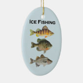 Eis-FischenPanfish Keramikornament (Rechts)