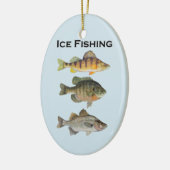 Eis-FischenPanfish Keramikornament (Links)