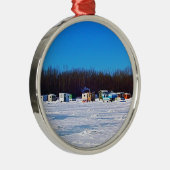 Eis-Fischensammlung Ornament Aus Metall (Rechts)