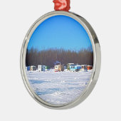 Eis-Fischensammlung Ornament Aus Metall (Links)