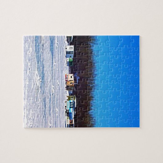 Eis-Fischensammlung Puzzle (Horizontal)