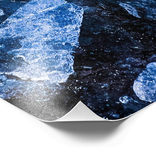 Eis Fotodruck (Ecke)