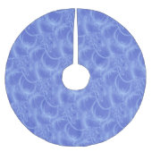 Eis-Fraktal-Baumrock Polyester Weihnachtsbaumdecke (Vorderseite)