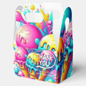 Eis Geburtstagsparty Geschenkschachtel (Geöffnet)