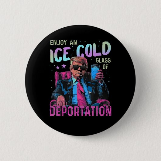 EIS Genießen Sie ein eisgekühltes Button (Vorderseite)