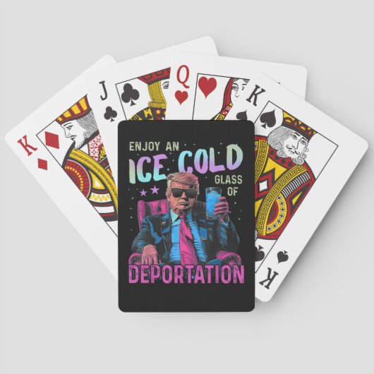 EIS Genießen Sie ein eisgekühltes Spielkarten (Rückseite)