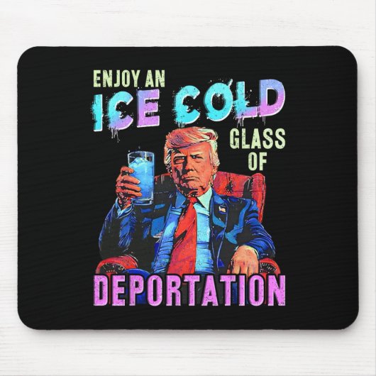 Eis genießt ein eiskaltes Gl der Deportation 1 Mousepad (Vorne)