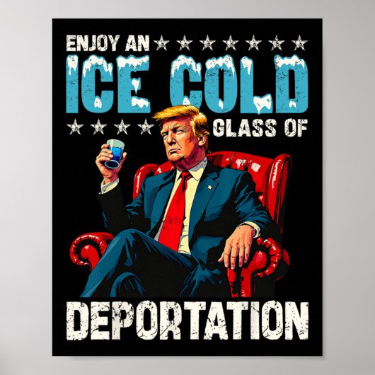 Eis genießt ein eiskaltes Gl der Deportation Poster (Vorne)