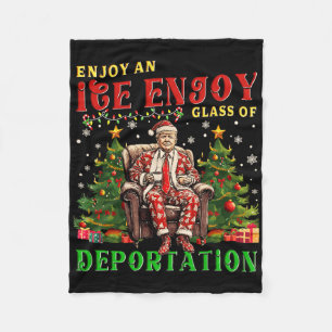 Eis genießt eine Eiskalte GL der Deportation Funny Fleecedecke