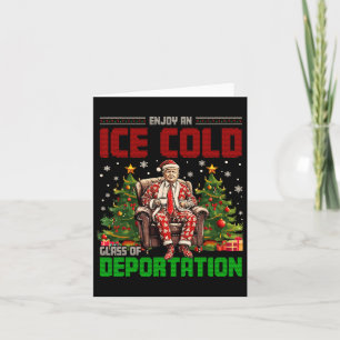 Eis genießt eine Eiskalte GL der Deportation Funny Karte
