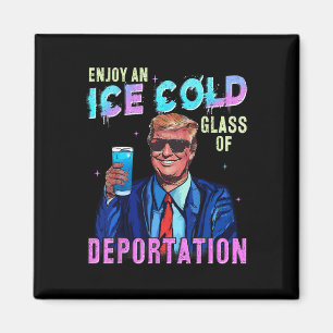 Eis genießt eine Eiskalte GL der Deportation Funny Magnet