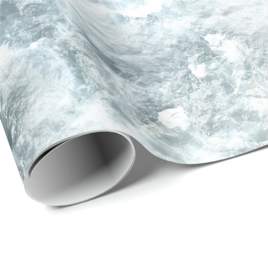 Eis Geschenkpapier (Rolleneckpunkt)