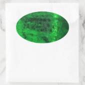 Eis - Glacial - Schön! Ovaler Aufkleber (Tasche)