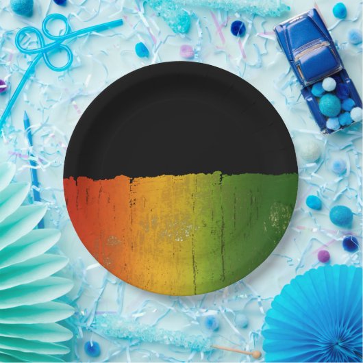 Eis-, Gold- und Grünbuch-Teller Pappteller (Party)