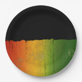 Eis-, Gold- und Grünbuch-Teller Pappteller (Vorderseite)