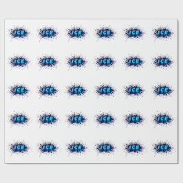 Eis-Graffiti-Typografie-Urban-Street-Art-Design Geschenkpapier