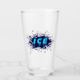 Eis-Graffiti-Typografie-Urban-Street-Art-Design Glas