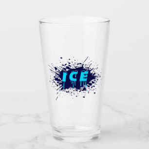 Eis-Graffiti-Typografie-Urban-Street-Art-Design Glas