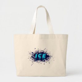Eis-Graffiti-Typografie-Urban-Street-Art-Design Jumbo Stoffbeutel
