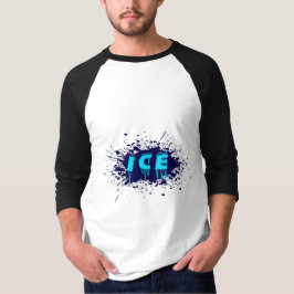 Eis-Graffiti-Typografie-Urban-Street-Art-Design T-Shirt