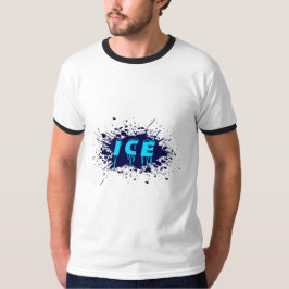 Eis-Graffiti-Typografie-Urban-Street-Art-Design T-Shirt