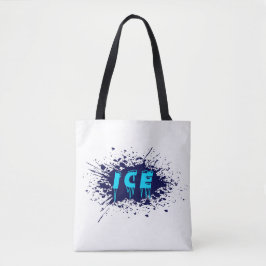 Eis-Graffiti-Typografie-Urban-Street-Art-Design Tasche
