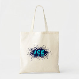Eis-Graffiti-Typografie-Urban-Street-Art-Design Tragetasche
