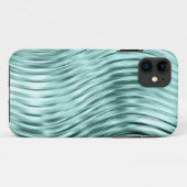 Eis-Grün kurvte Glasdruck iPhone 5 Case-Mate Hülle (Rückseite (Horizontal))