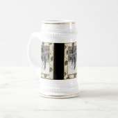 Eis-Hockey Bierglas (Vorderseite Links)