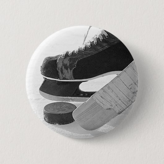 Eis-Hockey Button (Vorderseite)
