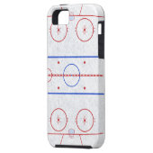 Eis-Hockey-Eisbahn Case-Mate iPhone Hülle (Rückseite Links)