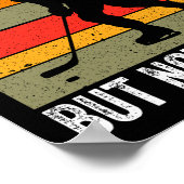 Eis Hockey Fan und Spieler Poster (Ecke)