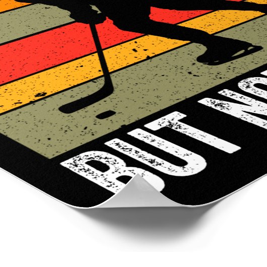 Eis Hockey Fan und Spieler Poster (Ecke)