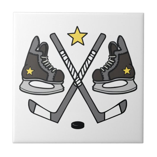 . Eis-Hockey-Gang Fliese (Vorderseite)