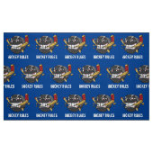 Eis-Hockey-Gewebe durch das Yard, IHR TEXT, FARBEN Stoff (Fat Quarter (45,7 x 55,9 cm))