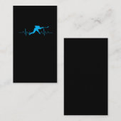 Eis-Hockey-Herzschlag Visitenkarte (Vorne/Hinten)