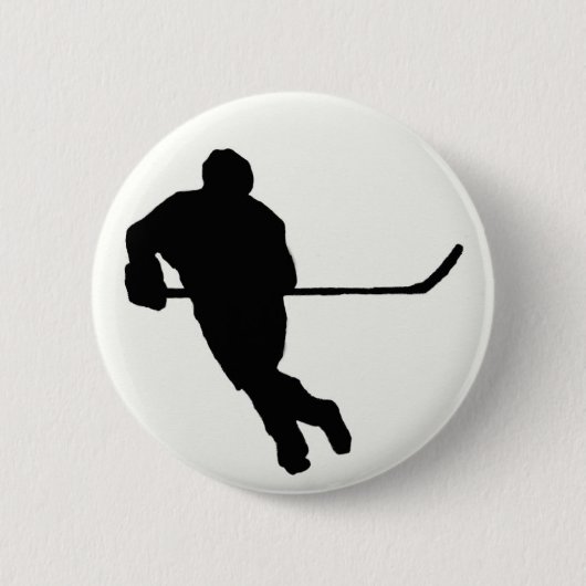 Eis-Hockey-Knopf Button (Vorderseite)