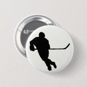 Eis-Hockey-Knopf Button (Vorne & Hinten)