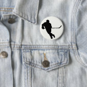 Eis-Hockey-Knopf Button (Beispiel)