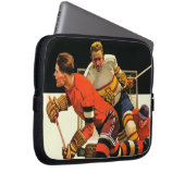 Eis-Hockey-Match Laptopschutzhülle (Vorne Rechts)