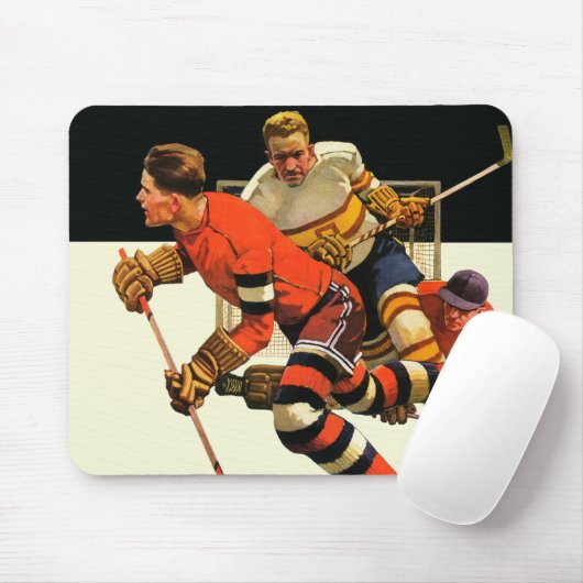 Eis-Hockey-Match Mousepad (Mit Mouse)