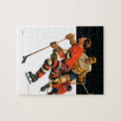 Eis-Hockey-Match Puzzle (Horizontal)