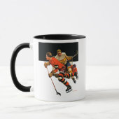 Eis-Hockey-Match Tasse (Links)