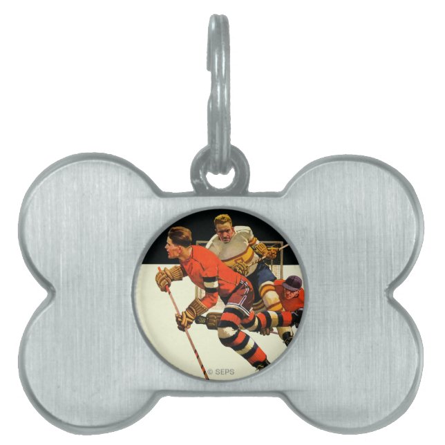 Eis-Hockey-Match Tiermarke (Vorderseite)