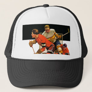 Eis-Hockey-Match Truckerkappe
