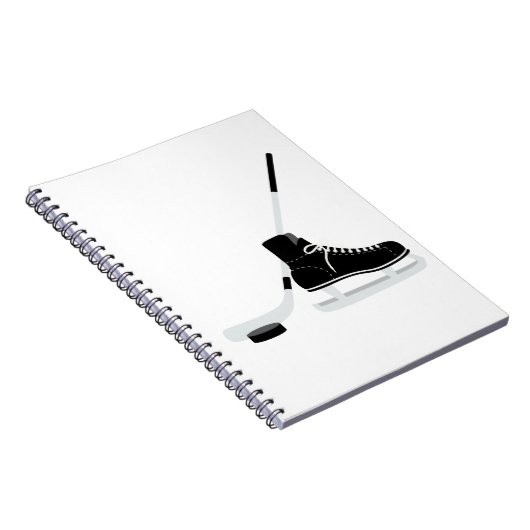 Eis-Hockey Notizblock (Rechte Seite)