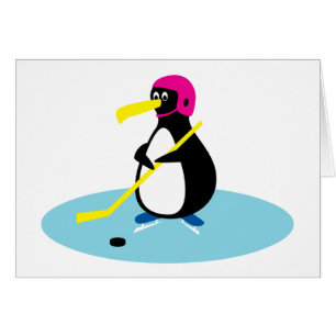 Eis-Hockey-Pinguin