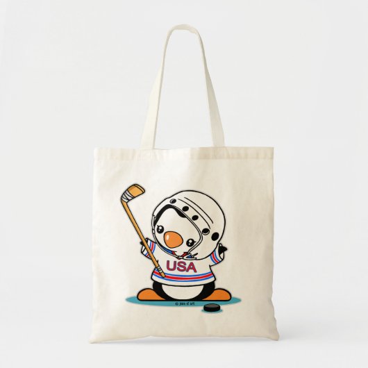 Eis-Hockey-Pinguin Tragetasche (Vorne)