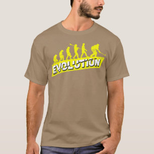 Eis Hockey Player Evolution Sportcoach Geschenk T-Shirt